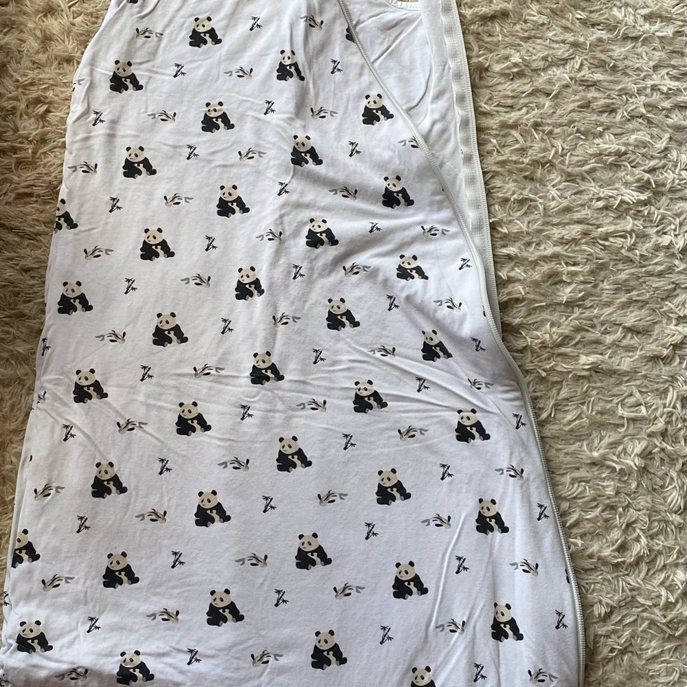 Kyte BABY White Panda Sleep Sack- M